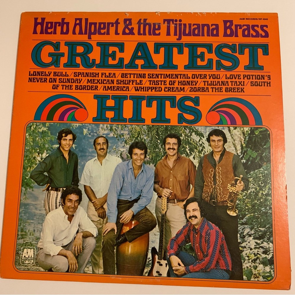Herb Alpert and Tijuana Brass Greatest Hits Vinyl LP Record Like New